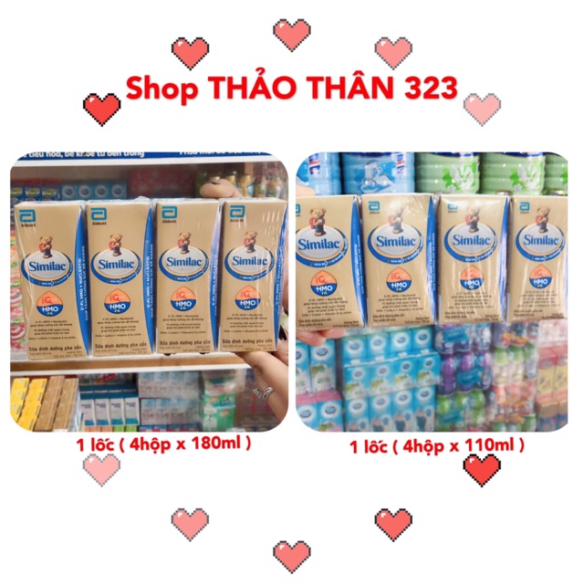 Sữa Dinh Dưỡng Pha Sẵn Similac Plus HMO (1 lốc x 4 hộp)