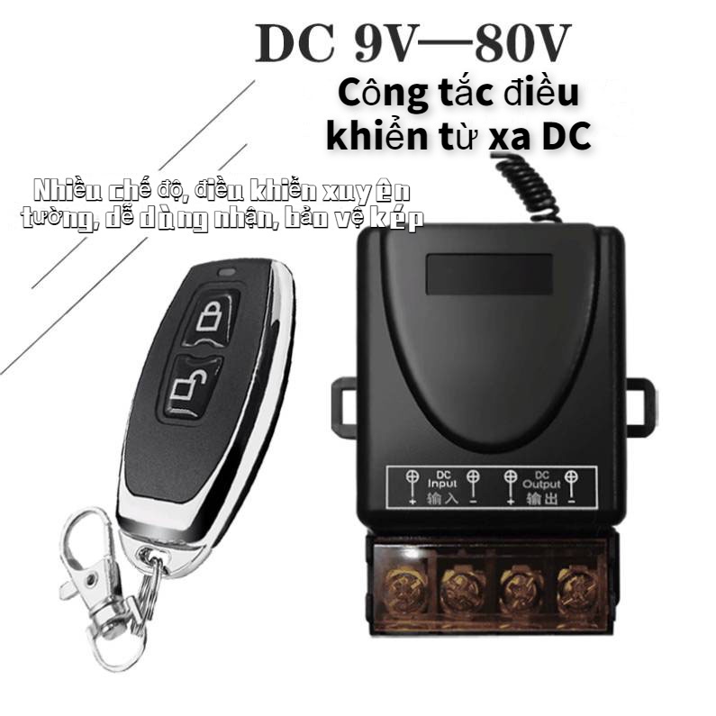 Rơ le 220V 30A mới nhất Công tắc điều khiển từ xa RF không dây 1 Bộ phát + 1 Bộ thu 433MHz Bộ điều khiển từ