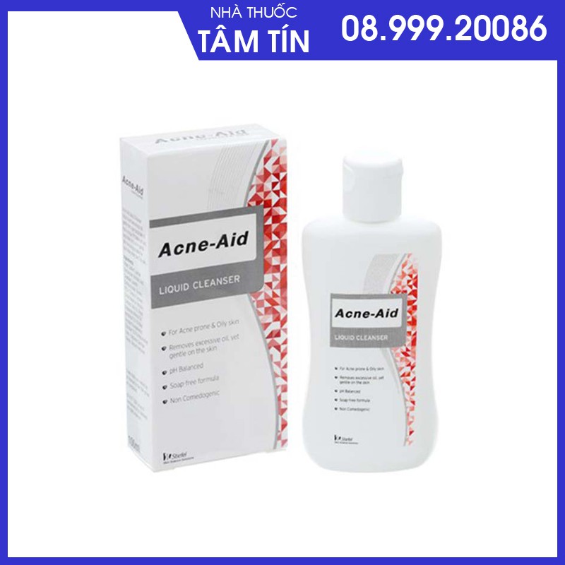 [Mã SKAMA8 giảm 8% đơn 300K] SỮA RỬA MẶT ACNE- AID LIQUID CLEANSER 100ML - Sữa rửa mặt làm sạch mụn