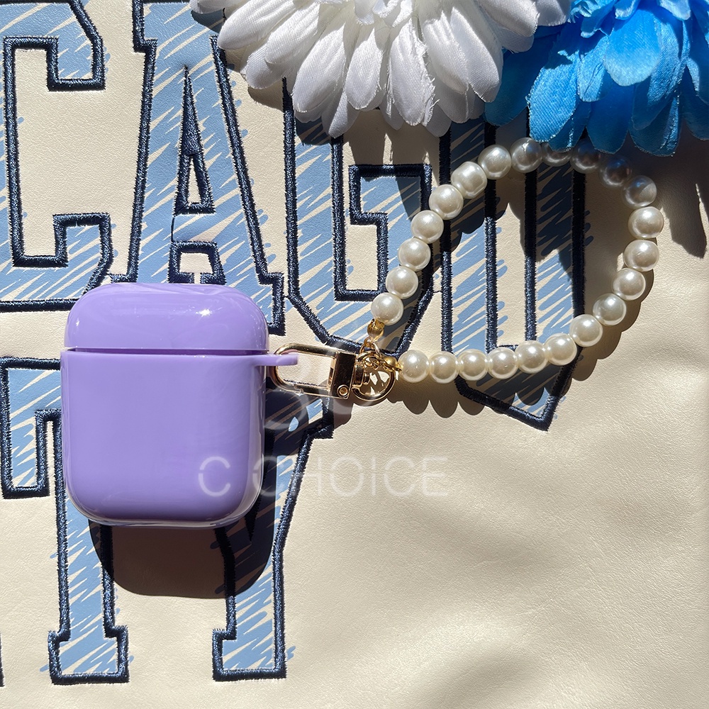 Vỏ Bảo Vệ Hộp Sạc Tai Nghe compatible for airpods 2 Pro 3 2021 Bằng TPU Mềm Chống Rơi Kèm Móc Khóa