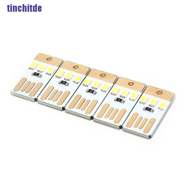 Bộ 5 Đèn Led Usb Mini Bỏ Túi 5v