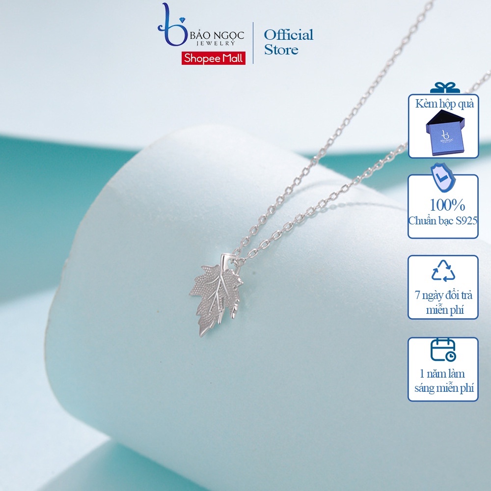 Vòng Cổ Lá Phong Nhỏ Nhắn Thanh Lịch Phong Cách Hàn Quốc Cho Nữ DB2677 Bảo Ngọc Jewelry