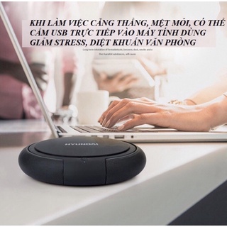 Máy lọc không khí huyndai, máy lọc không khí mini ion xe hơi cao cấp