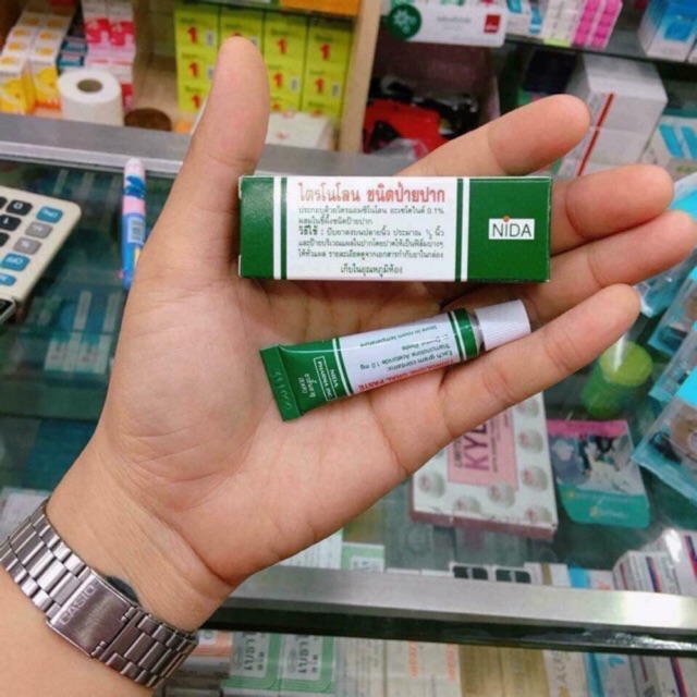 Kem Trị  Nhiệt Miệng Trinolone Thái Lan