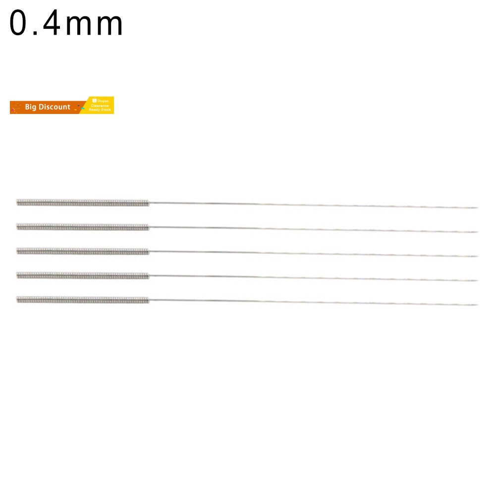 Hộp 5 Kim Vệ Sinh Đầu Phun 0.15 / 0.2 / 0.25 / 0.3 / 0.35 / 0.4mm Cho Máy In 3d