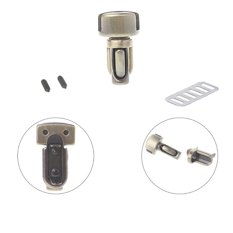 Khóa gài túi xách bằng kim loại bền bỉ tiện dụng DIY