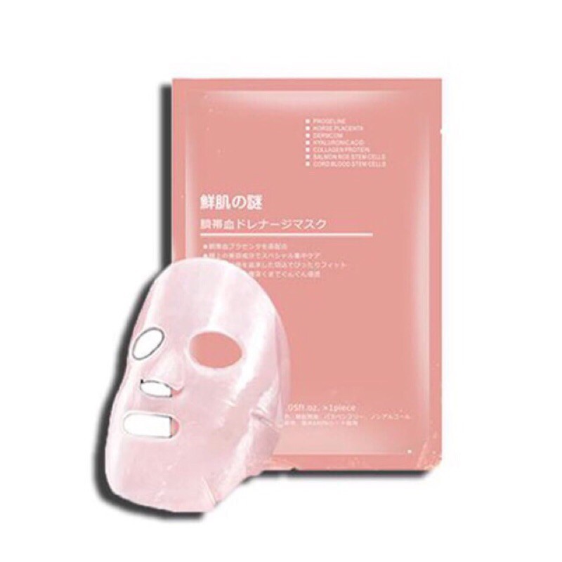 Mặt nạ nhau thai Cừu ❤️CHÍNH HÃNG Mặt Nạ Rwine Beauty Stem Cell Placenta Mask Nhật Bản