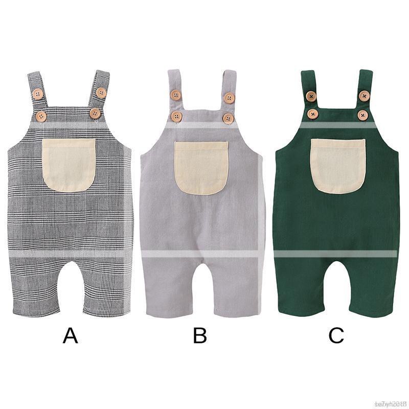 Set 7 Quần Yếm Cotton Dễ Thương Cho Bé Trai