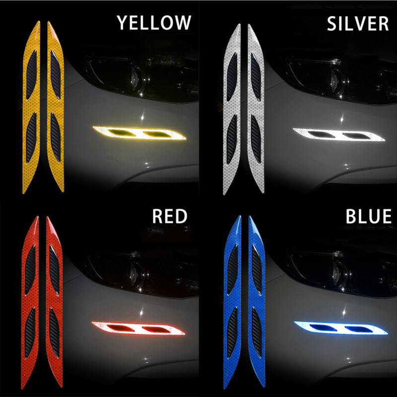 Miếng dán phản quang cảnh báo an toàn cho cửa xe hơi tiện lợi