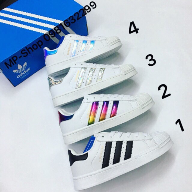 Giày adidas superstar size Nam Nữ