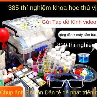 Bộ đạo cụ thí nghiệm khoa học vui nhộn dành cho trẻ em Gói tài liệu hóa lý học sinh tiểu học Công nghệ mẫu giáo