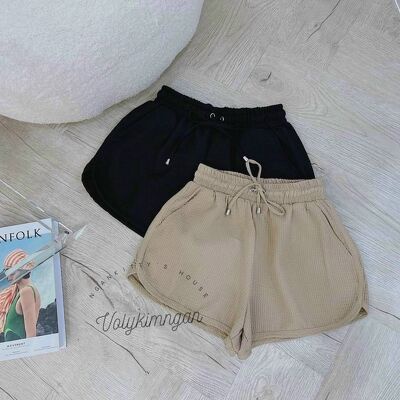 Quần đùi nữ shorts phồng xốp tổ ong hàng đẹp