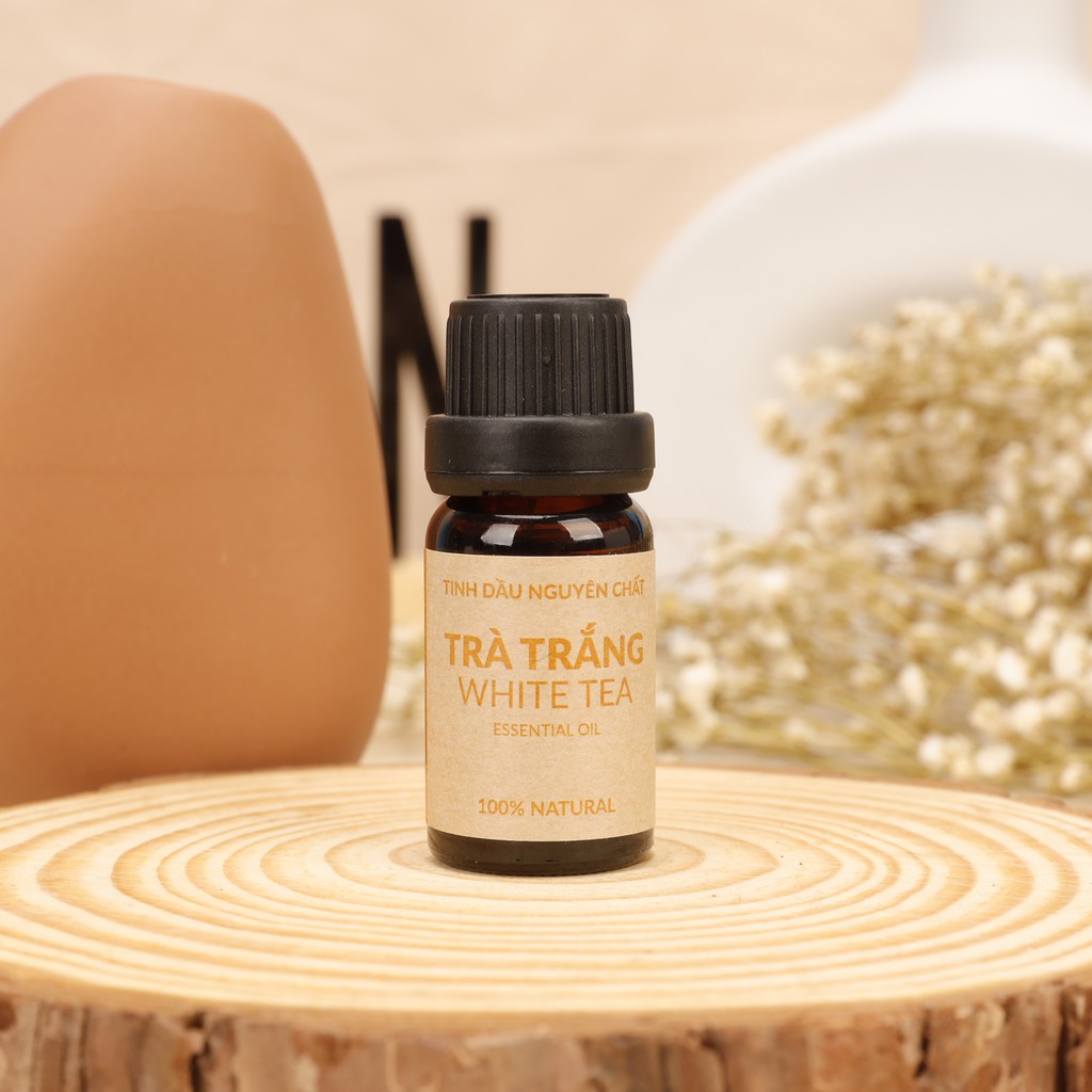 Tinh dầu Trà Trắng thiên nhiên Organic 10ml - QUAMIN