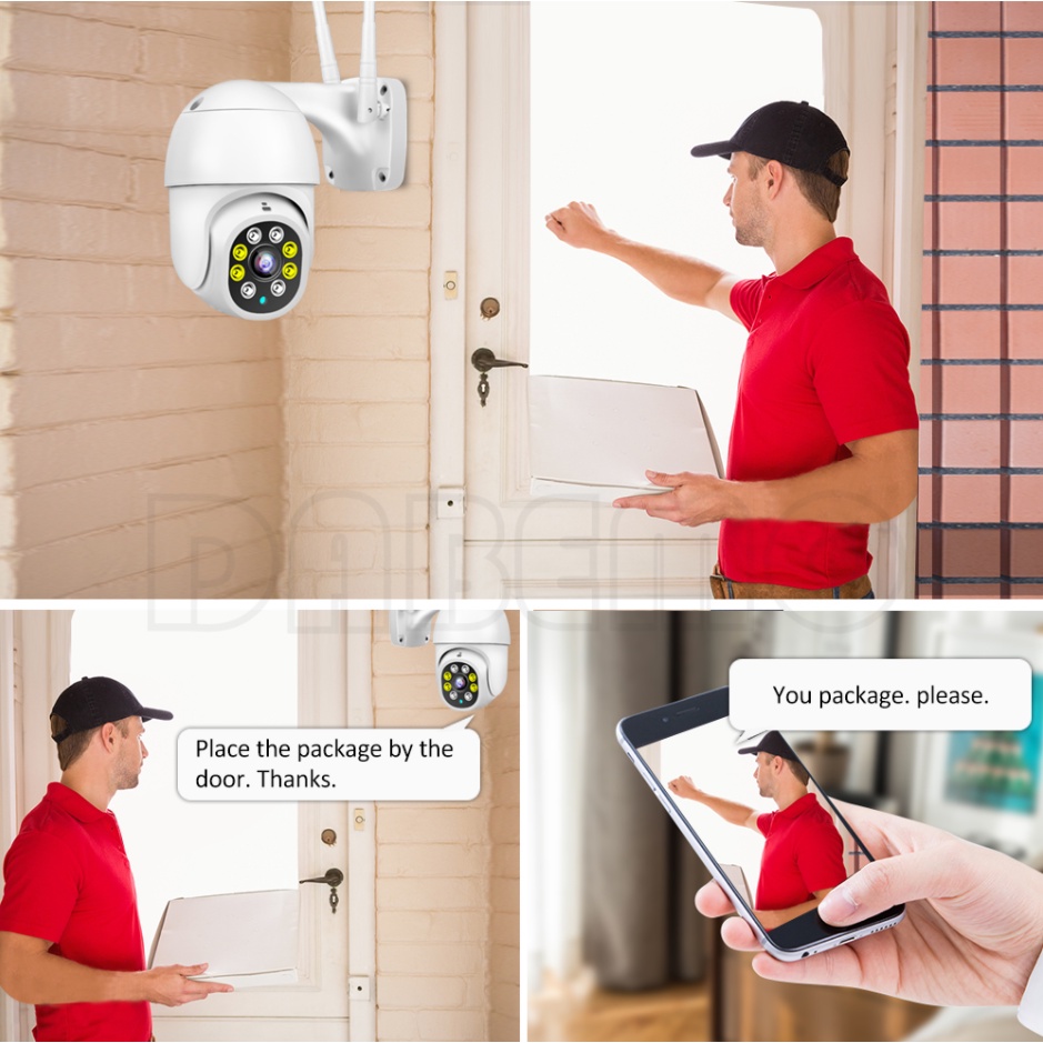 Camera IP Ngoài Trời AI Theo Dõi Giám Sát Thu Phóng Kỹ Thuật Số 4X, Chống Nước IP6 – Bảo Hành 12 Tháng | BigBuy360 - bigbuy360.vn