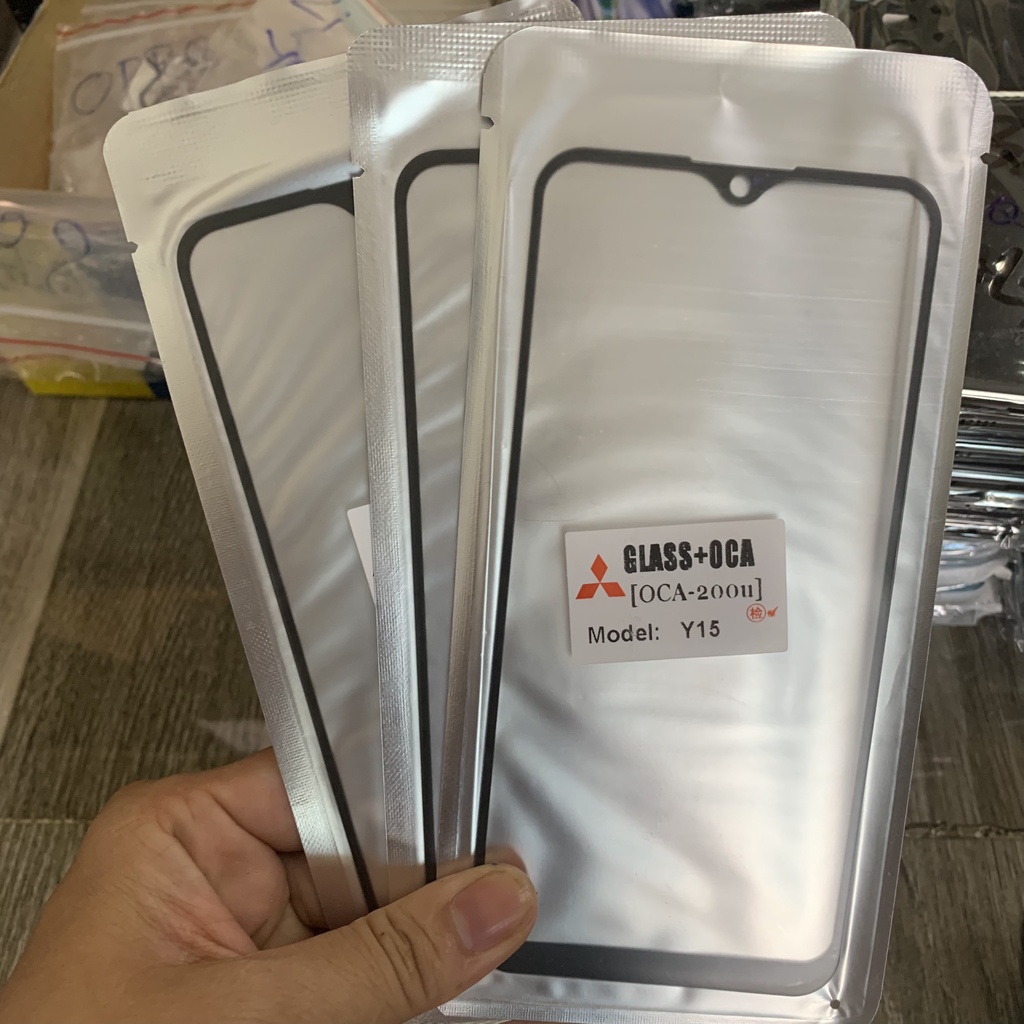 kính ép liền keo vivo Y12 Y15 Y17 U10