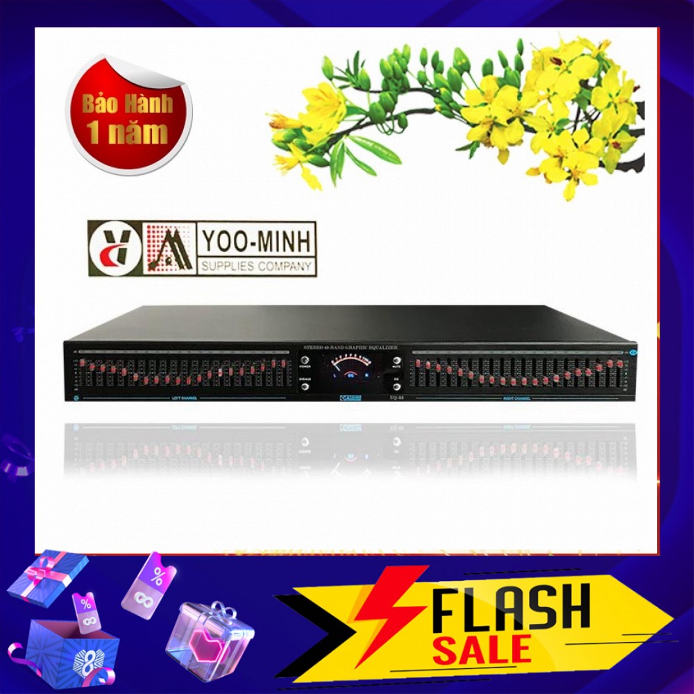 Đầu lọc xì Equalizer Yoo-Minh EQ-88, lọc tạp âm cực hay cho dàn âm thanh gia đình sân khấu hội trường