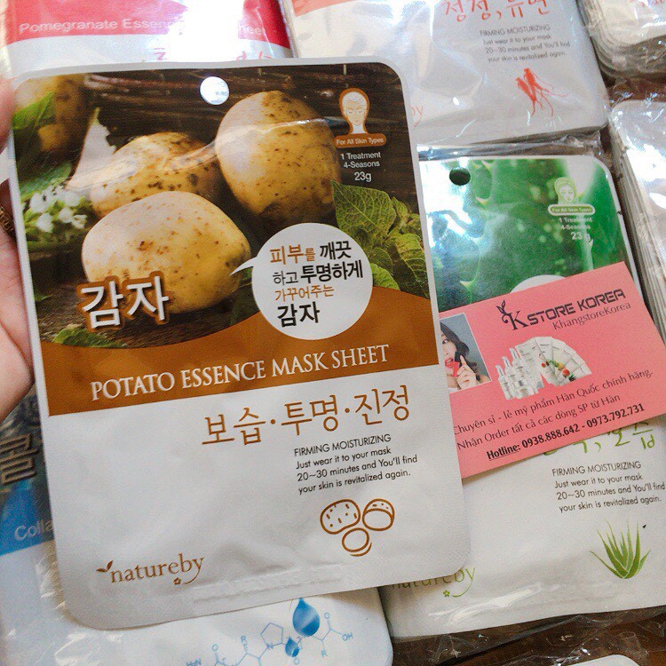 Combo 10 Mặt Nạ Natureby Hàn Quốc chuẩn auth