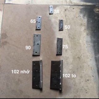 Bản lề lá inox size to 102 nhỡ và 102 to - giá 1c