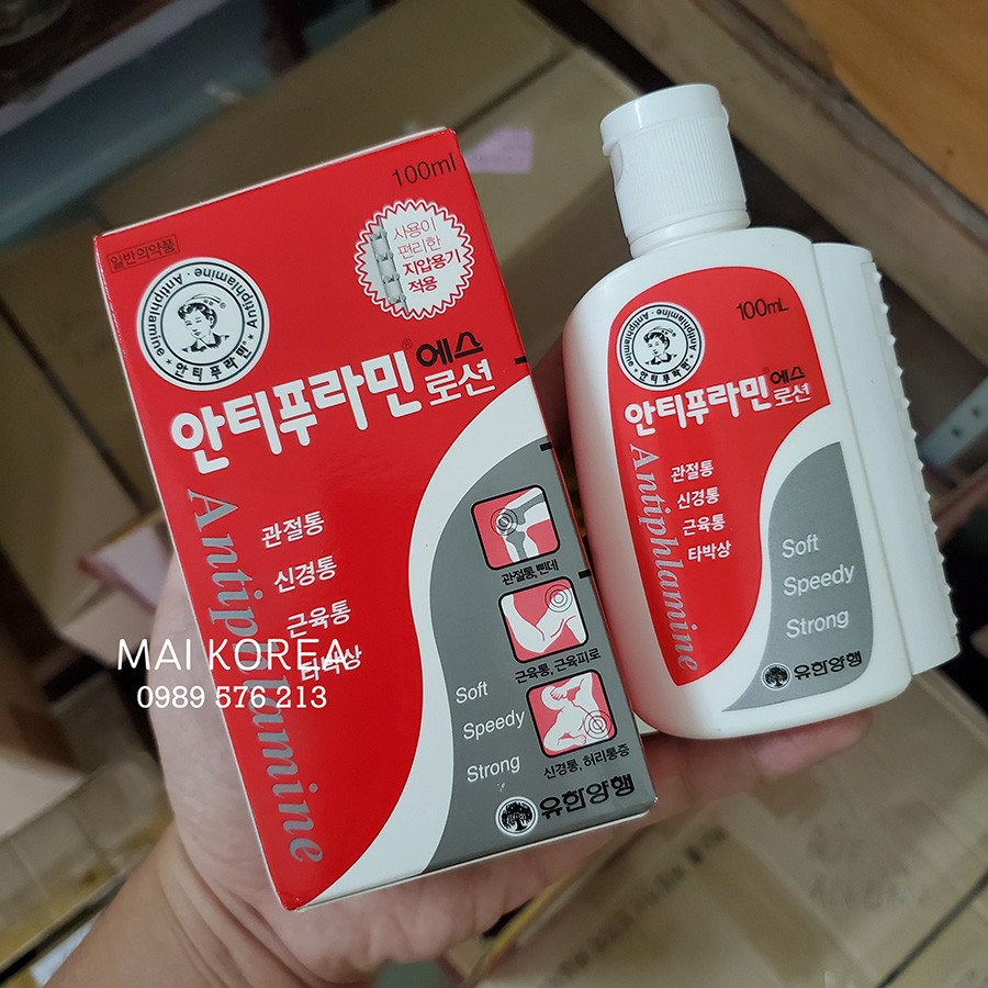 Dầu nóng Antiphlamine Hàn Quốc 100ml