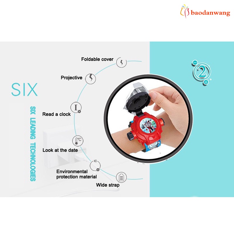 Đồng Hồ Chiếu Hoạt Hình 3d 24 Khung Cho Bé