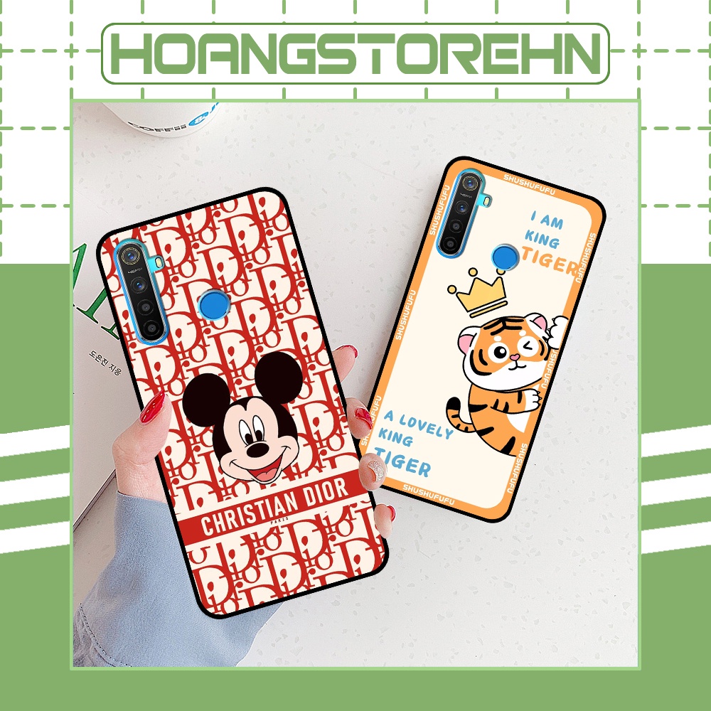 Ốp Realme 5 / 5i / 5 Pro / C3 in hình mickey, hổ, kingtiger siêu rẻ T19 - T24