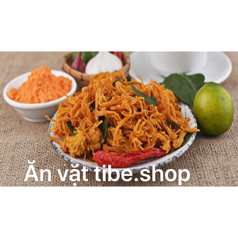 Khô gà lá chanh 300g Tibe.shop, đồ ăn vặt vừa ngon vừa rẻ | BigBuy360 - bigbuy360.vn