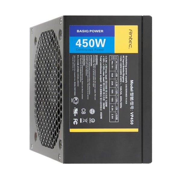 Nguồn máy tính Antec BP450P 450W chính hãng Antec bảo hành 36 tháng