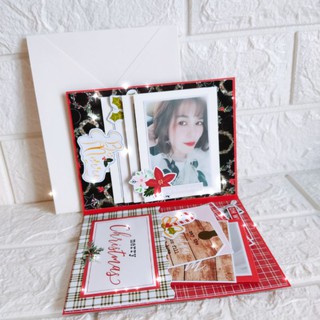Xmas photo card - thiệp ảnh handmade chủ đề giáng sinh