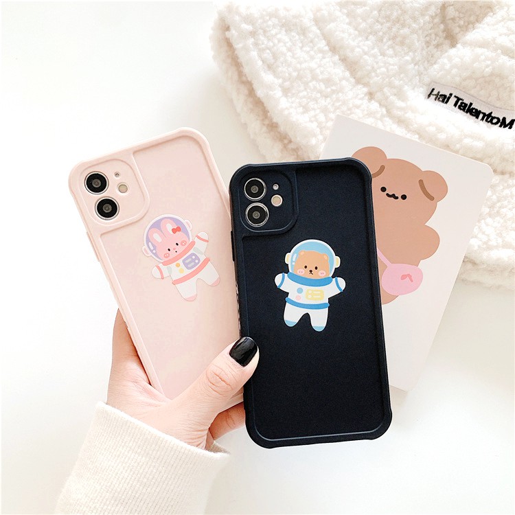 Ốp lưng iphone Flying Rabit cạnh vuông in hình viền 6/6plus/6s/6splus/7/7plus/8/8plus/x/xs/11/12/pro/max/plus/promax | BigBuy360 - bigbuy360.vn
