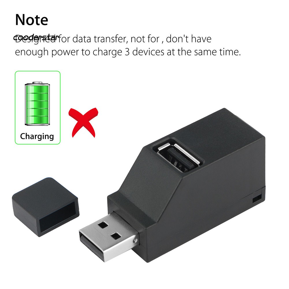 Đầu Chia 3 Cổng Usb 2.0 Tiện Dụng