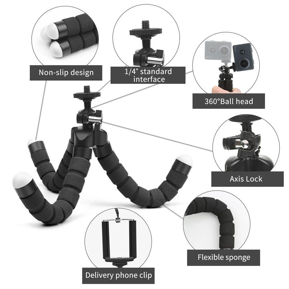 Giá Đỡ Ba Chân Mini Linh Hoạt Di Động Cho Gopro 9 8 7