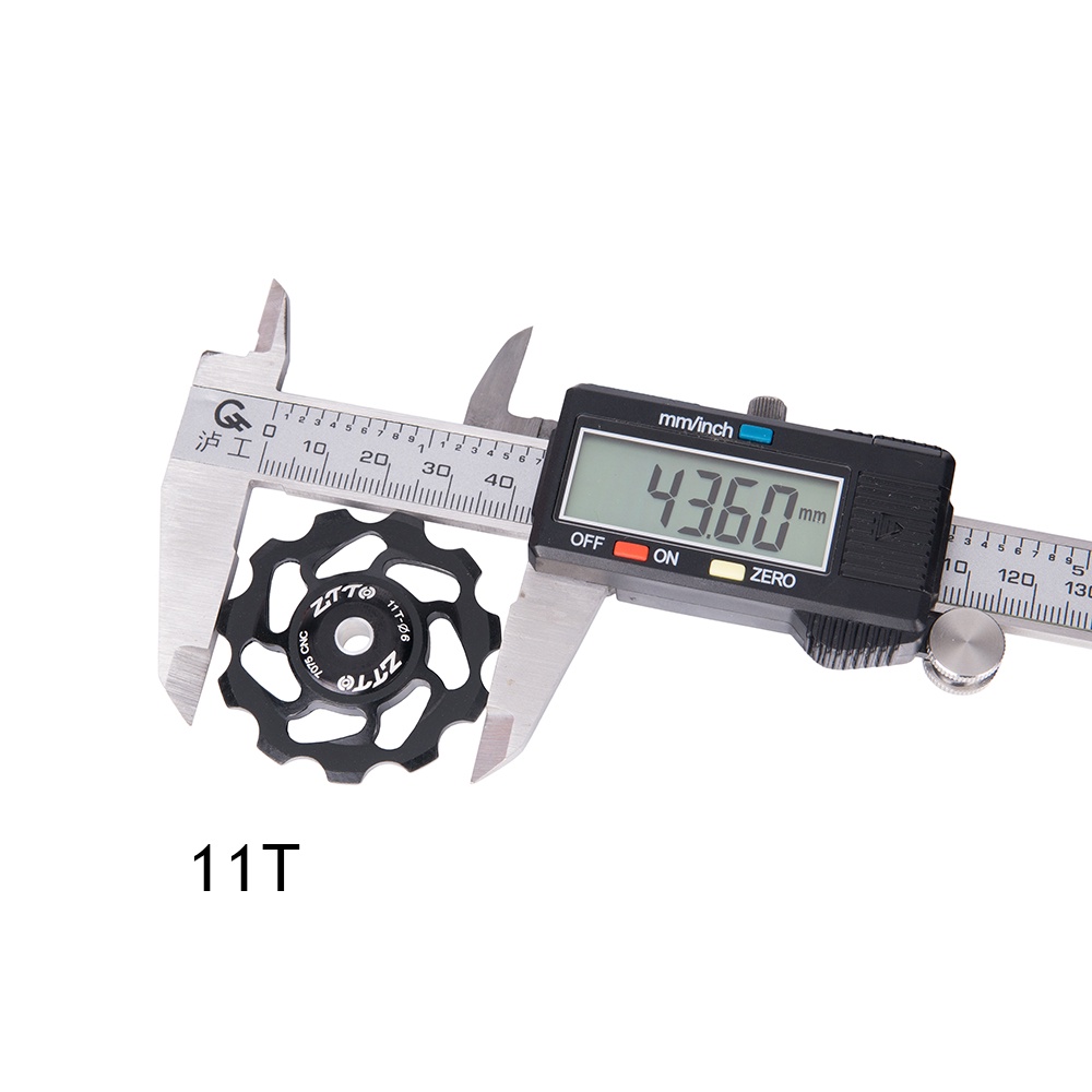 Vòng bi ròng rọc gốm Ztto gắn bộ đề phía sau xe đạp leo núi MTB 11T AL7075 CNC 4mm 5m