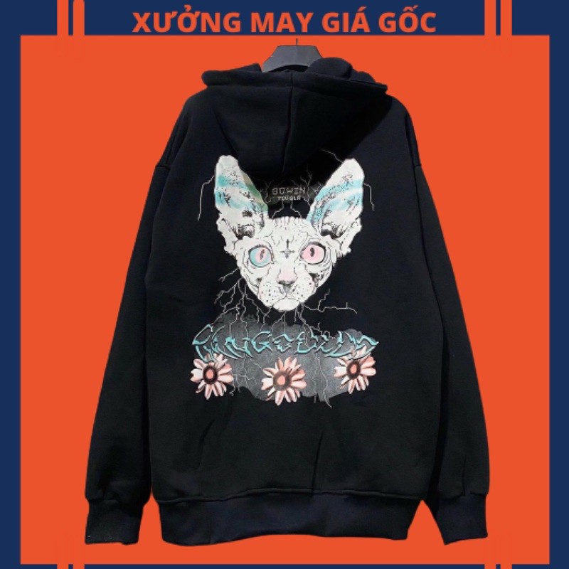 🎆𝐍𝐢̉ 𝐁𝐨̂𝐧𝐠 𝐋𝟏🎆 304 Áo Khoác Nỉ Hottrend "MEW" (Hình Thật) .