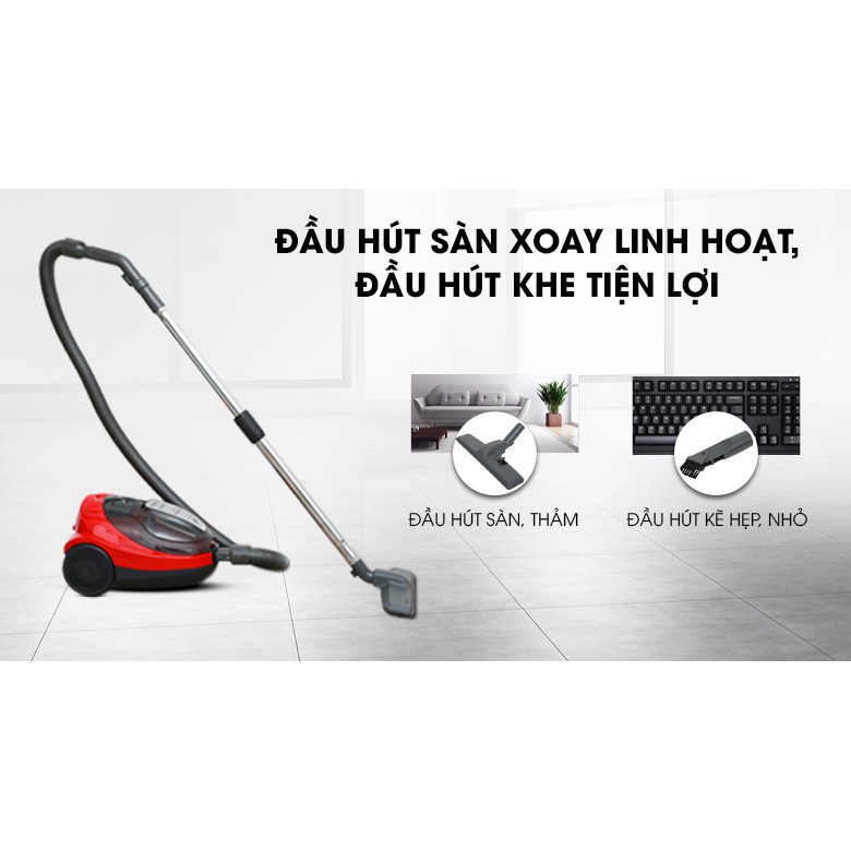 [GIAN HÀNG UY TÍN] [HÀNG CHÍNH HÃNG] Máy hút bụi Hitachi CV-SF20V 24CV (BRE) 2000W