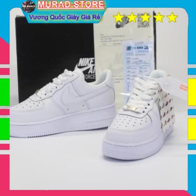 [TẶNG TẨY VỆ SINH+TẤT] Giày thể thao sneaker A F 1 trắng full box 1.1 NTT1 | BigBuy360 - bigbuy360.vn