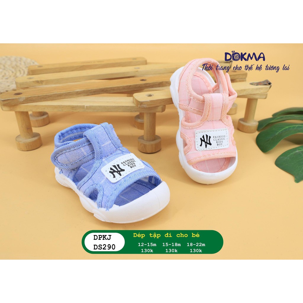 (12.5-13.5cm) Dép tập đi mềm, nhẹ nâng niu bàn chân bé - DOKMA