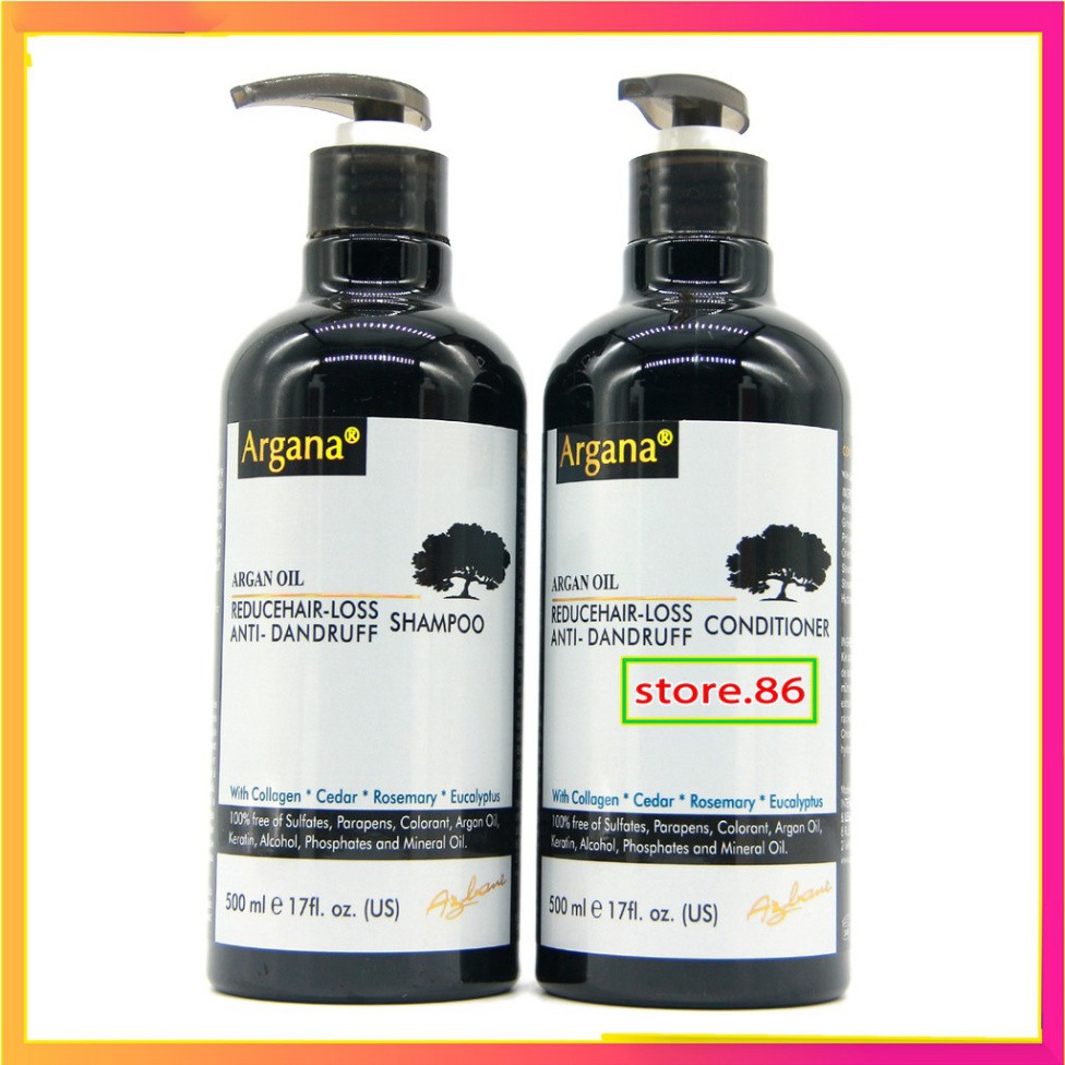 Hàng Chuẩn Công Ty [💥hàng chính hãng ] Cặp Dầu Gội Dầu Xả Argana Chống Gầu 500ml x2 | BigBuy360 - bigbuy360.vn
