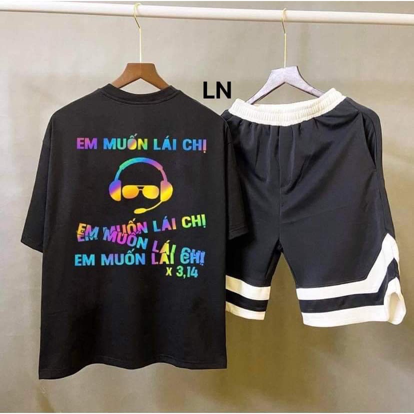 [BỘ HÓT ]  Sét áo phản Quang quần v Chất cotton su LN0650Y
