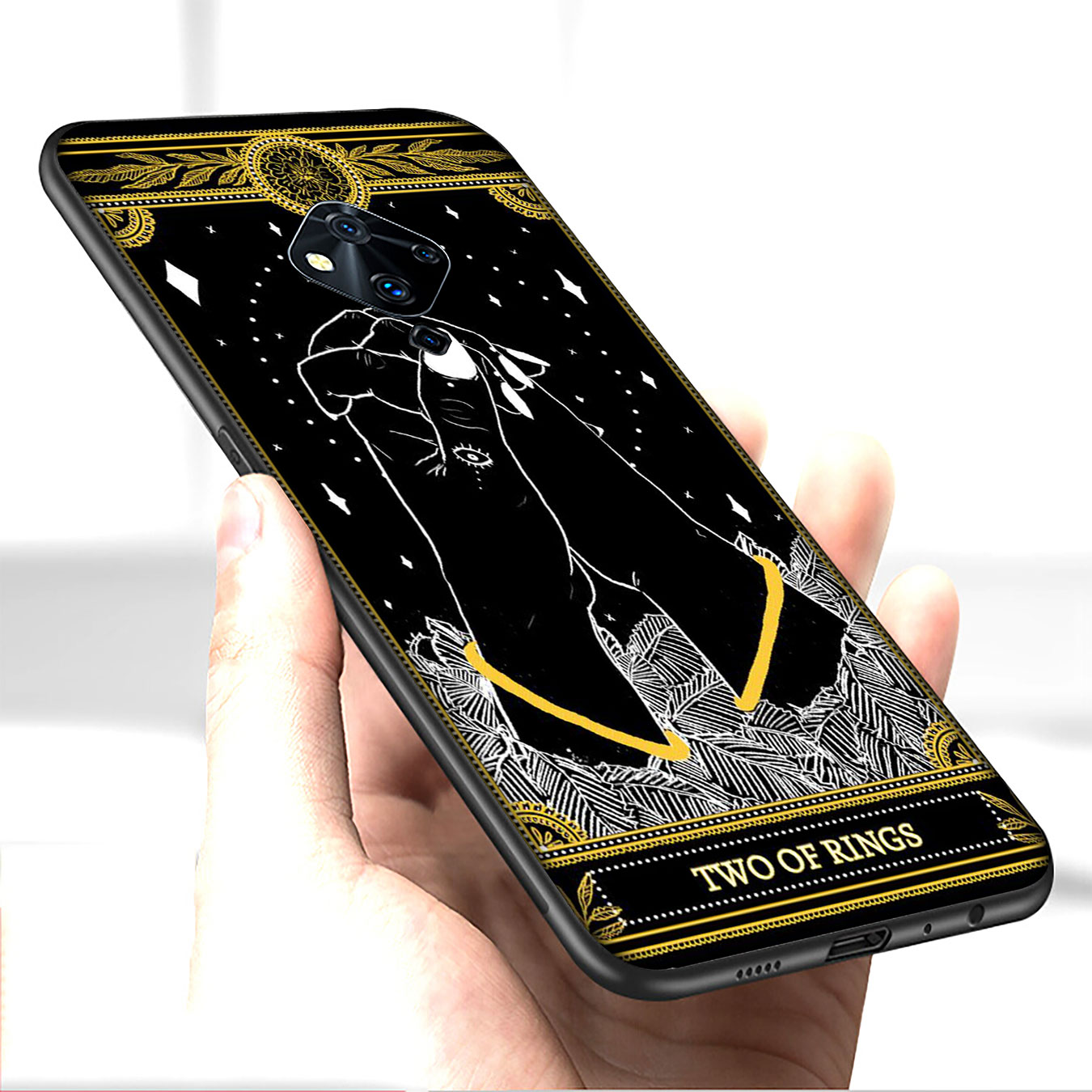 Ốp Điện Thoại Silicone Mềm In Hình Lá Bài Tarot Cho Iphone 12 Mini 11 Max Pro Se 2020 Xr