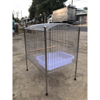 Lồng inox tắm chim
