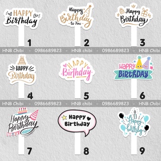 Hashtag cầm tay check in tiệc sinh nhật, hashtag sinh nhật (Nhắn tin để chọn mẫu, có thiết kế theo yêu cầu)