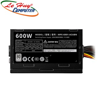 Nguồn máy tính Cooler master Elite 600w V4 80 Plus