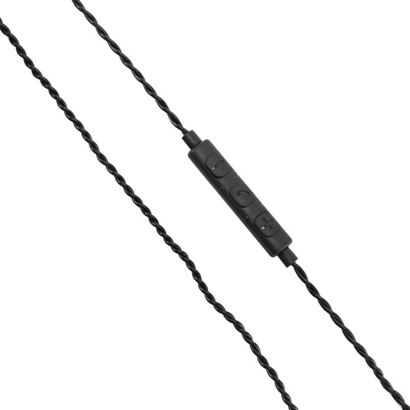 Dây cáp âm thanh thay thế 3.5mm TRS 4 lõi đồng có mic điều chỉnh âm lượng