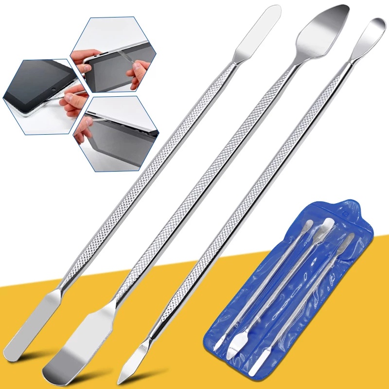 Bộ 3 Dụng Cụ Mở Sửa Chữa Điện Thoại Bằng Thép Không Gỉ Tiện Lợi