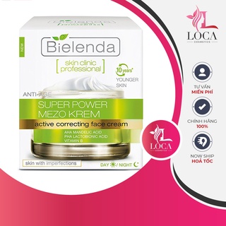 Kem dưỡng ẩm chống lão hóa cho da dầu Bielenda Skin Clinic