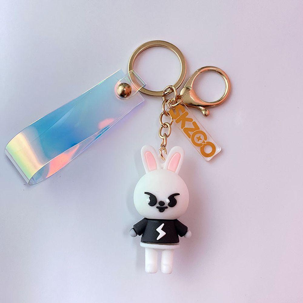 Móc Khóa PVC Hình Búp Bê Hoạt Hình Straykids REBUY1