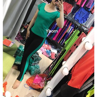 Set tay con xanh đạm phối kẻ size M