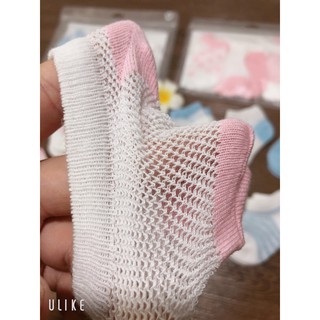 Sét 5 đôi tất lưới màu cho bé