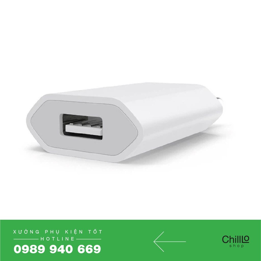 Củ Sạc 5W - Adapter Sạc 5V-1A - Cốc Sạc Cổng Ra USB Tương Thích Nhiều Thiết Bị