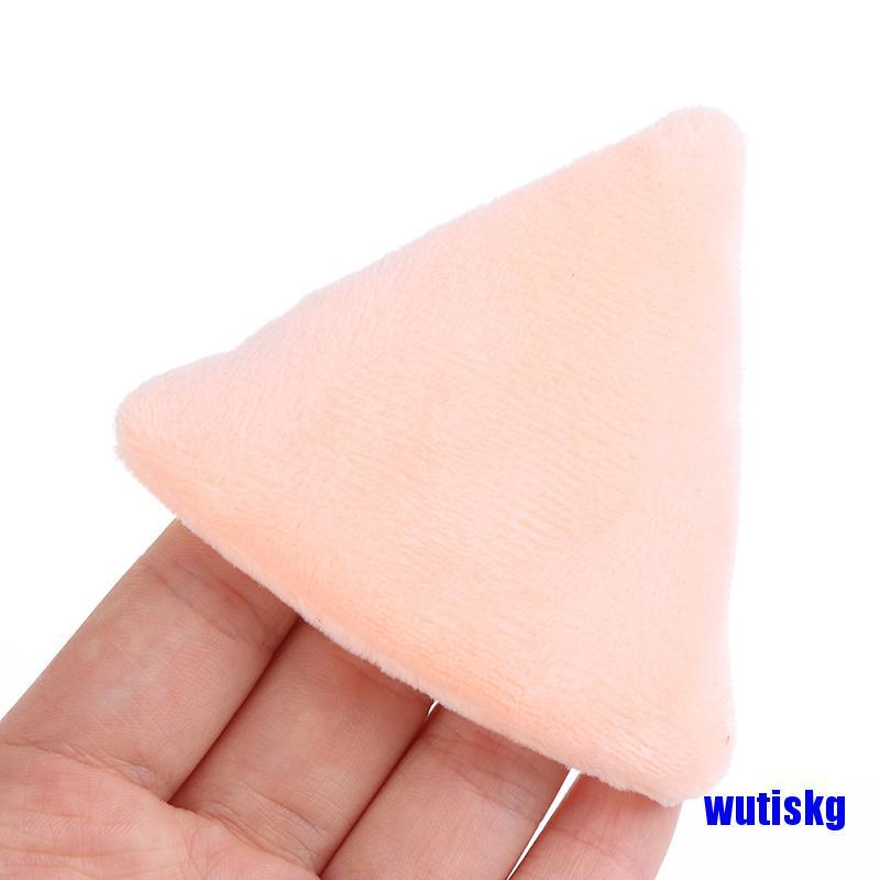 [COD]1/2pcs Cosmetic Puff Triangle Velvet Foundation Cream Mini MakeUp Sponge puffs